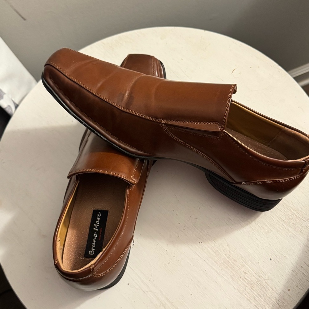 Bruno Mars Men's Smart Square Toe Slip On Loafers